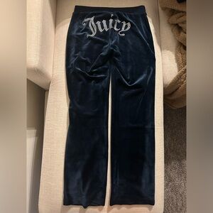 Juice couture pants iconic size M navy blue color